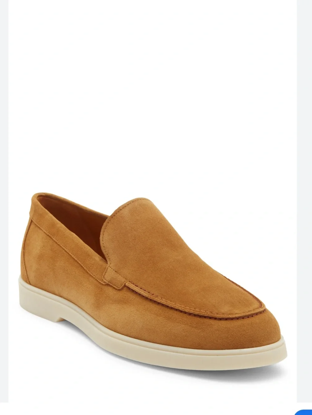 Magnanni Suede Slip-On Loafer in Tan